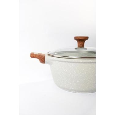 Imagem de Jogo De Panela Alumínio Fundido Revest. Cerâmico Bianco-3pçs - Tempera