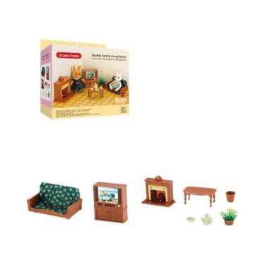 Imagem de Brinquedo Infantil Meninas - Conjunto de Casa, Animais da Floresta e Ô