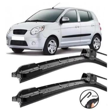 Imagem de Palhetas Silicone Limpador Parabrisa Kia Picanto 2006 A 2011 - VELOX/ 