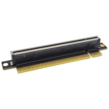 Imagem de Placa Riser PCIe 5.0 x16, placa adaptador PCIe para PCIe, conversor PCI Express 5.0 x16 para PCIe, cartão extensor PCI-e para computador pequeno e caixa de servidor 1U, 90 graus