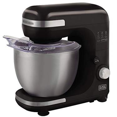 Imagem de Black Decker Batedeira Planetária Orbitale, 8 velocidades, 5 Litros, Batedor em Inox, Potência 750W, Modelo PLAN2000PBR, 110V