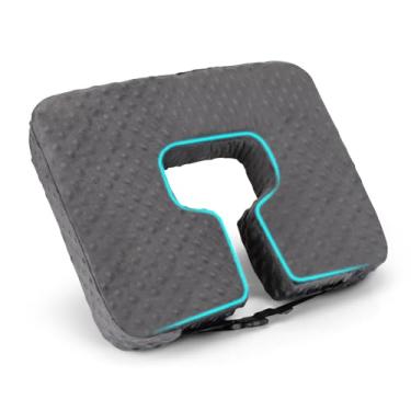 Imagem de Almofada de donut para hemorróidas, almofada de assento grande com suporte confortável, alívio da dor no bumbum para dor no cóccix, cóccix, próstata, ciática, úlceras de pressão, gravidez