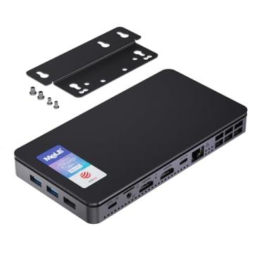 Imagem de MeLE Reddot Winner Overclock 4C N150 (até 3,6GHz) Mini PC Slim 32GB DDR4 512GB SSD Dual HDMI + USB Tipo C 4K Triple Display 2.4GHz/5GHz WiFi BT5.1 GbE Micro PC, suporta Linux Small Desktop Computer