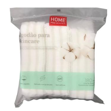 Imagem de Discos de Algodão para Skincare Limpeza Facial E Cuidados Diários com 180 und.