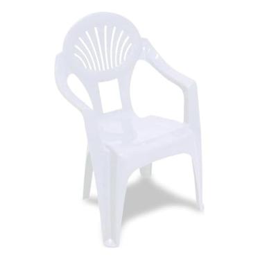 Imagem de Poltrona Infantil Branca Escritex - Conforto e Ergonomia para Crianças