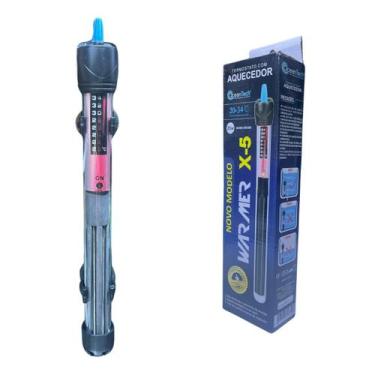 Imagem de Termostato Aquecedor X5 25W 220V Ocean Tech Aquario Peixe