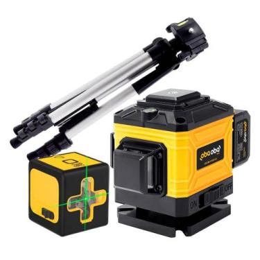 Imagem de Kit Nível a Laser Profissional 3D 12 Linhas e 2 Linhas com Tripé - oba