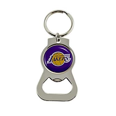Imagem de aminco Chaveiro masculino NBA Los Angeles Lakers abridor de garrafas, 7,6 cm