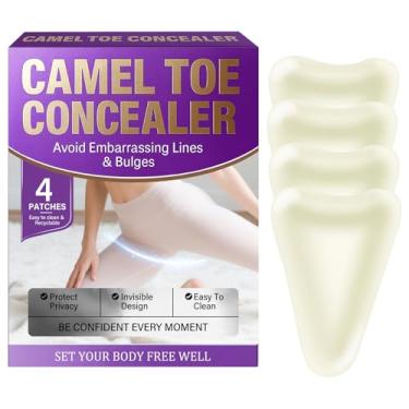 Imagem de Corretivo de dedo de camelo, inserção de silicone reutilizável anticamelo, sem vestígios e invisível, roupa íntima feminina