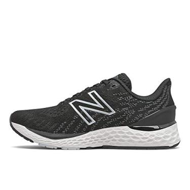 Imagem de New Balance Tênis de corrida infantil Fresh Foam 880 V11, Preto/branco, 10.5 Little Kid