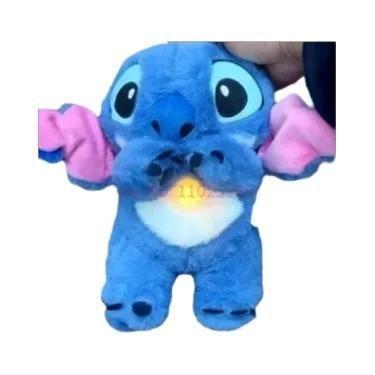 Imagem de 28cm Disney Stitch Anjo Anime Boneca De Pelúcia Com Iluminação Música 