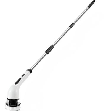 Imagem de Esfregão Elétrico Sem fio Escova De Limpeza Pesada Multiuso 360 Recarregável Giratória (Esfregão 9 Em 1)