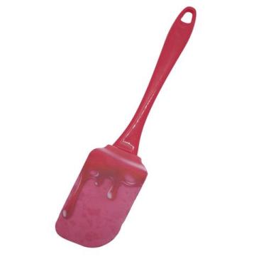 Imagem de Espátula Pão Duro Em Silicone Cabo Acrílico Caldas De Cereja - WARI