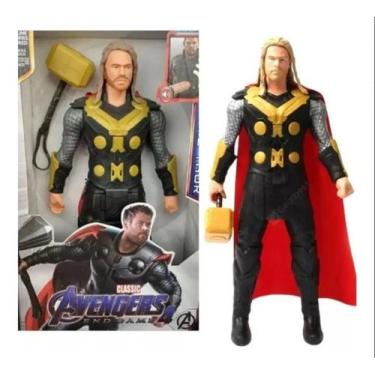Imagem de Boneco Thor Vingadores Articulado 30 Cm Luz E Som - Heroes