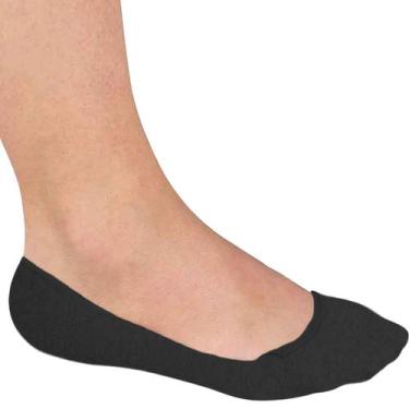 Imagem de Meia Feminina Básica Sapatilha Selene 7340-003 Algodão, 550 preto, 34-