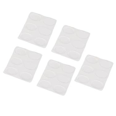 Imagem de ZJchao Drum Gel Pad Pad Silicone Drum Damping Poods para Controle de Tom na Bateria e Pratos (Transparente)