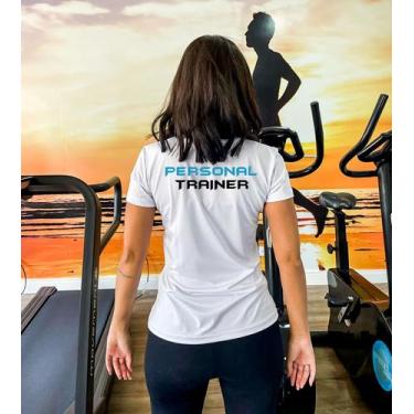Imagem de Camiseta Babylook Feminina Dryfit Academia Personal Trainer Professor 
