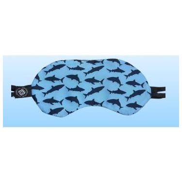 Imagem de Tapa Olho Estampa Tubarões  Conforto para Dormir em Viagens ou no Dia 