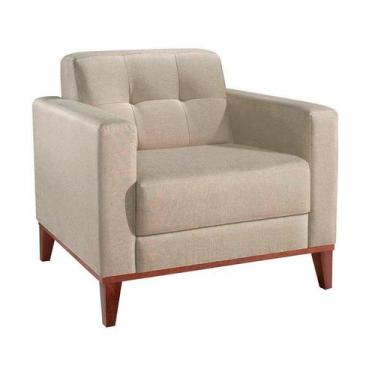 Imagem de Poltrona Kivik Poliéster Bege - Keva