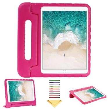 Imagem de UUcovers Capa infantil para iPad Pro de 10,5 polegadas 2017 e iPad Air 3ª geração 10,5 polegadas 2019, com alça giratória/suporte, macia, à prova de choque, EVA à prova de quedas, leve, para meninas,