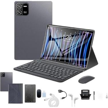 Imagem de 3 em 1 Tablet, com Capa/Teclado/Mouse, 10.1 Polegada,12GB RAM+512GB ROM, Câmera de 16MP + 32MP, Android 13, 8000mAh, Versão WiFi