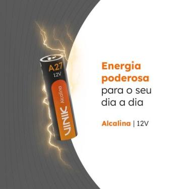 Imagem de Bateria Alcalina A27 C/5 12v - Vb27b5 - Vinik