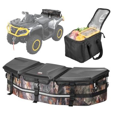 Imagem de KEMIMOTO Bolsa de carga ATV atualizada, caixa de ferramentas para quadriciclo dianteiro/traseiro, 50L, compatível com Can-am X3, Outlander Renegade 500 800 570 850 650 1000 MAX 500 (camuflagem)