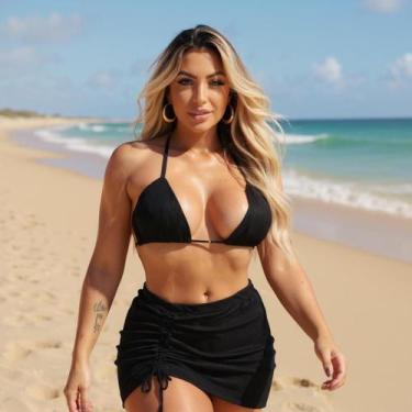 Imagem de Biquíni Triquini Moda Praia Verão Moda Feminina Diversas Cores - Gisel