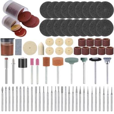 Imagem de Kit 150 Acessórios Para Micro Mini Retífica Padrão Dremel
