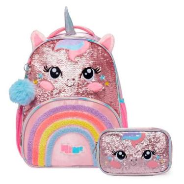 Imagem de Mochila De Costas + Estojo Box Pack Me Sweet Unicórnio - Pacific
