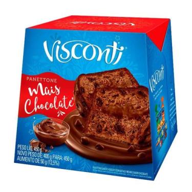 Imagem de Panettone Visconti Mais Chocolate 450g