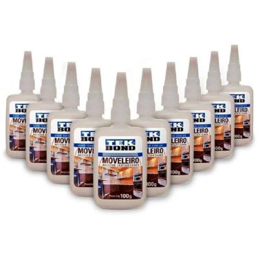 Imagem de 10 Un Cola Adesivo Instantânea Tekbond Moveleira 793 100Gr