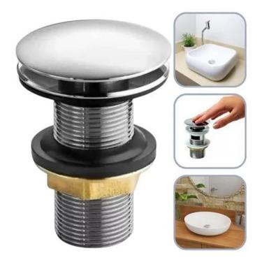 Imagem de 2X Válvula Click Dami Luxo Invisível Inteligente Inox Cuba B