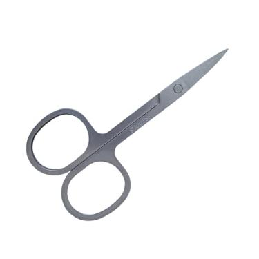 Imagem de Tesoura de Ponta Reta – Ideal para Unhas, Pelos, Sobrancelhas, Cortes Delicados, Manicure, Artesanato e Usos Gerais - Material em Aço Inox - Esterelizável