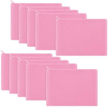 Imagem de Bolsa de cosméticos Gejoy Bolsa de maquiagem multiuso Canvas Pink (M)