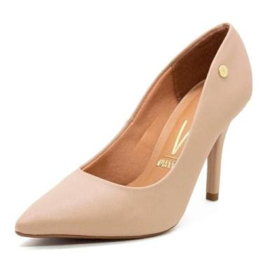 Imagem de Sapato Vizzano Scarpin Bico Fino - 1184.1101.7286/N, 38, Bege