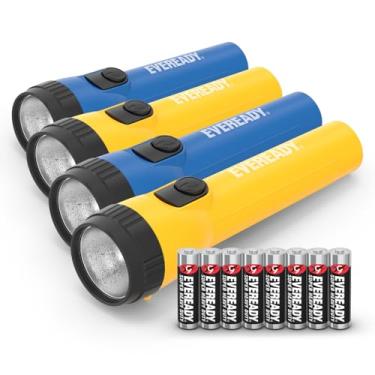 Imagem de Eveready Lanterna de LED (pacote com 8) Lanternas confiáveis e brilhantes para uso geral, ótimas para acampamento, carro, tempestade de emergência, lanterna portátil com falta de energia (pilhas