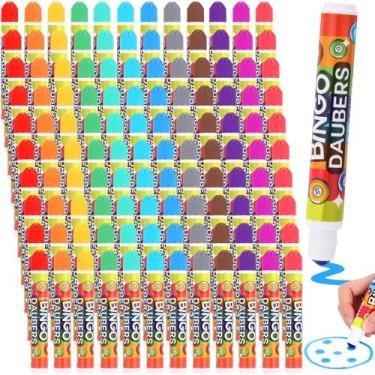 Imagem de Conjunto de marcadores de pontos Bingo Daubers, pacote Crtiin 120, cor