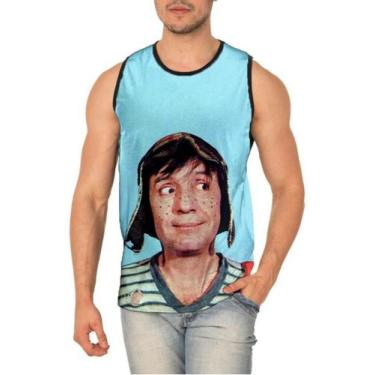 Imagem de Regata Masculina Turma Do Chaves 106 - smoke, Preto, M