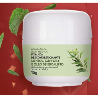 Imagem de Pomada Descong c/ Mentol, Cânfora  Óleo  Eucal 15g AR (3551)