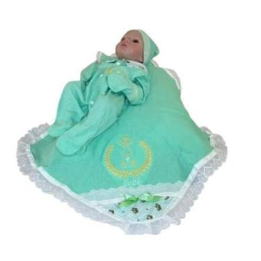 Imagem de Saida de Maternidade Menino e Menina Para Bebê Recém Nascido 5 Peças U