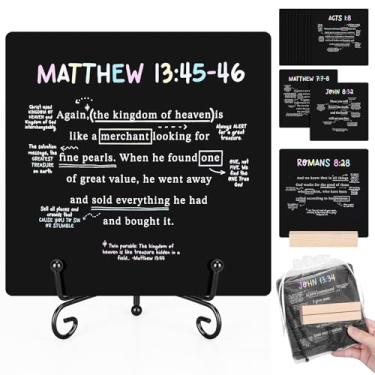 Imagem de Meetory 52 cartas das escrituras - cartas das escrituras com versículos da Bíblia, um versículo bíblico mapeado para cada semana do ano, presentes bíblicos cristãos