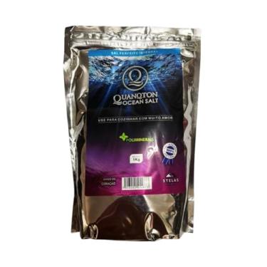 Imagem de Sal Marinho Integral Moído Natural Quanqton Ocen Salt 1kg