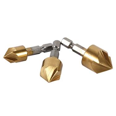 Imagem de 6pcs HSS Chanfro Escareador Hex Shank Cortador de Chanfro de Madeira para Marcenaria 6mm-19mm