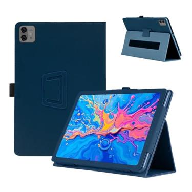 Imagem de Capa para tablet Teclast ArtPad Pro de 12,7 polegadas – Capa de couro PU empresarial com alça de mão, capa dupla à prova de choque, hibernar/despertar automático, para tablet Android Teclast ArtPad