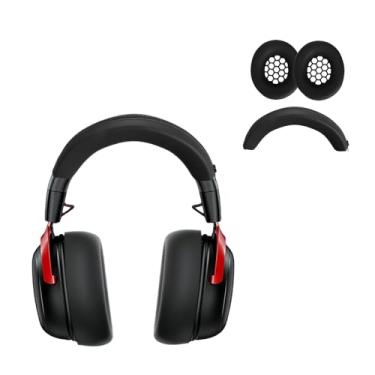 Imagem de Oshmirian Capa para HyperX Cloud III – Conjunto de capa protetora de silicone com faixa de cabeça e tampa, lavável, antipoeira e arranhões, à prova de suor, antiderrapante, resistente a impressões
