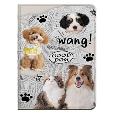 Imagem de Yzlvigrous 8.3 Polegadas Capa para iPad Mini 7 Gen 2024/iPad Mini 6 Gen 2021, Capa Fina de Suporte de PU com Despertar/sono Automático, Visualização em Vários Ângulos