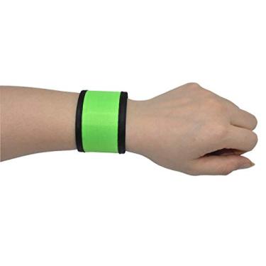 Imagem de FYLARFLY Pulseiras de LED que brilham para crianças e adultos, pulseiras que piscam no tornozelo com braço e pulso de alta visibilidade, luzes refletoras de segurança para ciclismo, caminhada, corrida
