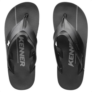 Imagem de Chinelo Kenner Nk6 Flux Masculino - Preto e Branco - 38