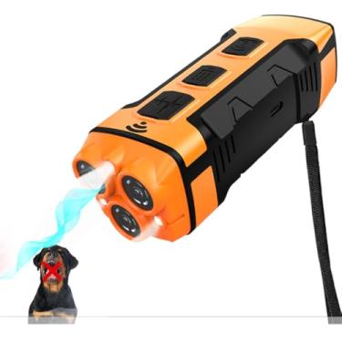 Imagem de Dissuasor ultrassônico de latidos de cães 3X – Dispositivo antilatido para cães com 6 modos de treinamento, controle de latido de alcance de 13 m, ferramenta de treinamento segura e eficaz para cães